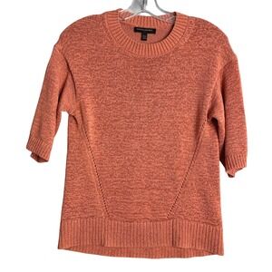 Banana Republic Factory Slouchy Sweater‎ Womens XXS Pink Amaretti Short Sleeve